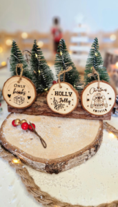Décorations de Noël DIY avec des rondins de bois