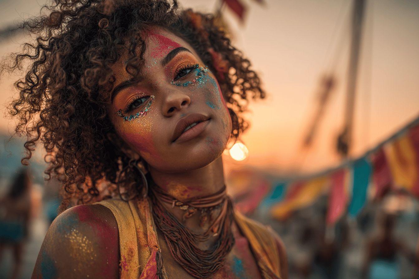 Comment réussir un maquillage festival : inspirations et astuces pour faire sensation