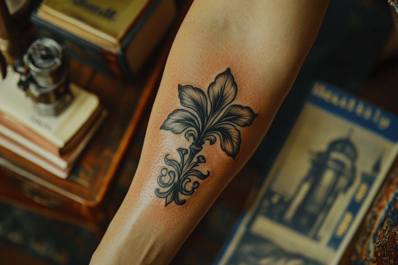 Tatouage fleur de lys : histoire, symbolique et styles populaires en France