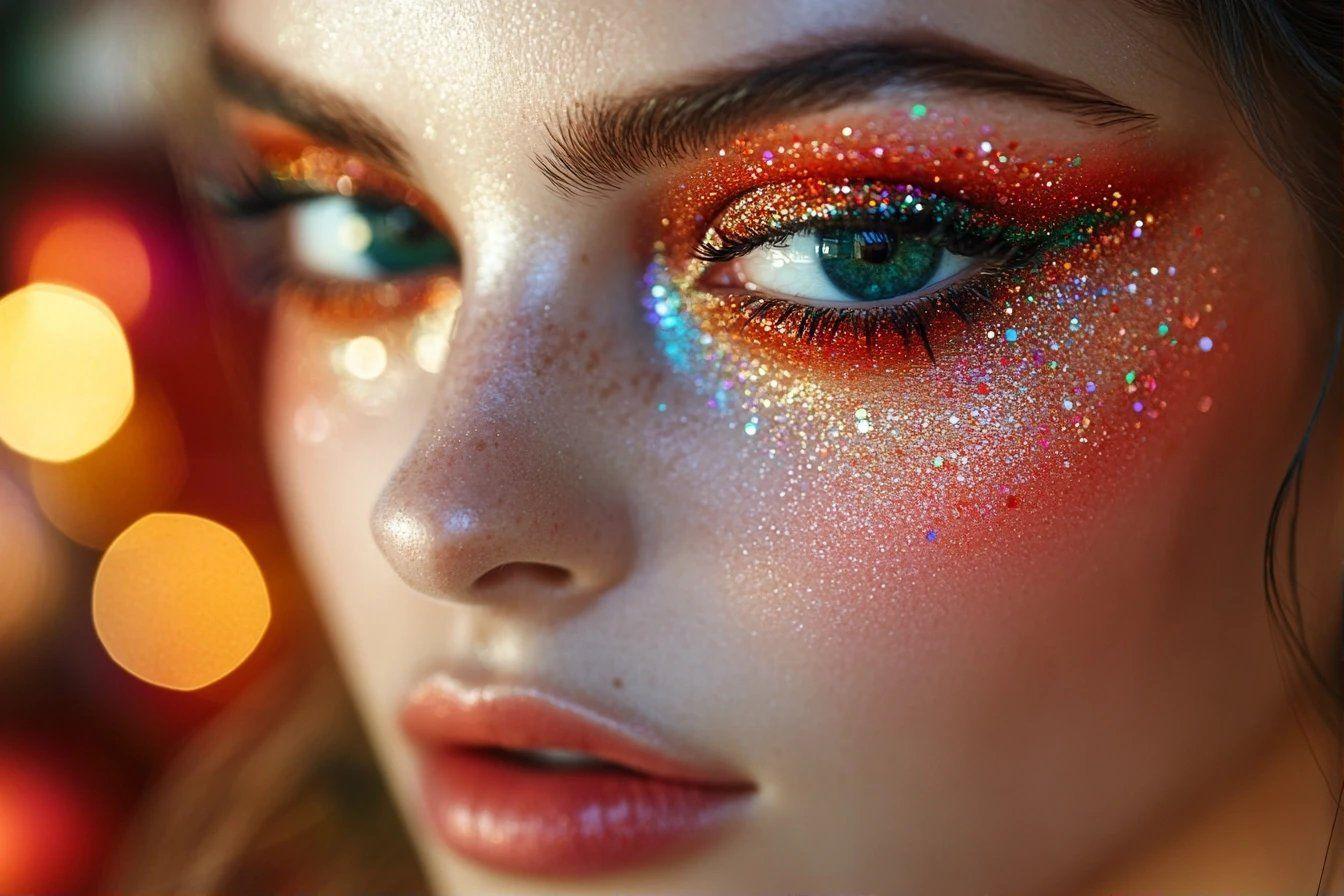 Maquillage créatif pour Noël : 10 inspirations originales pour les fêtes