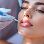 Injection acide hyaluronique commissures des lèvres tombantes