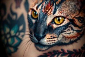 Tatouages de chat : significations, styles et exemples complets